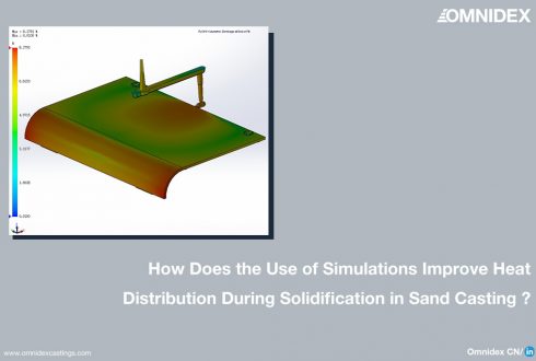How Do Simulations Improve Heat Distribution During Solidification in Sand Casting