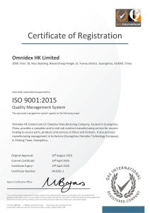 ISO 9001_metal castings services_Omnidex castings